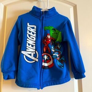Marvel Avengers zip up toddler sweater‎
